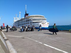 春の新島合宿初日